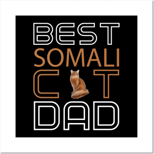 Best Somali Cat Dad Posters and Art